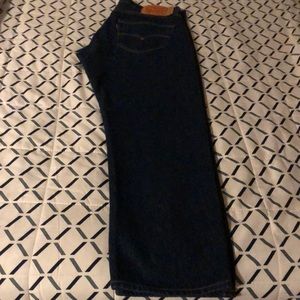 New men’s Levi’s 501s jeans raw denim, waist size 36 and length 30